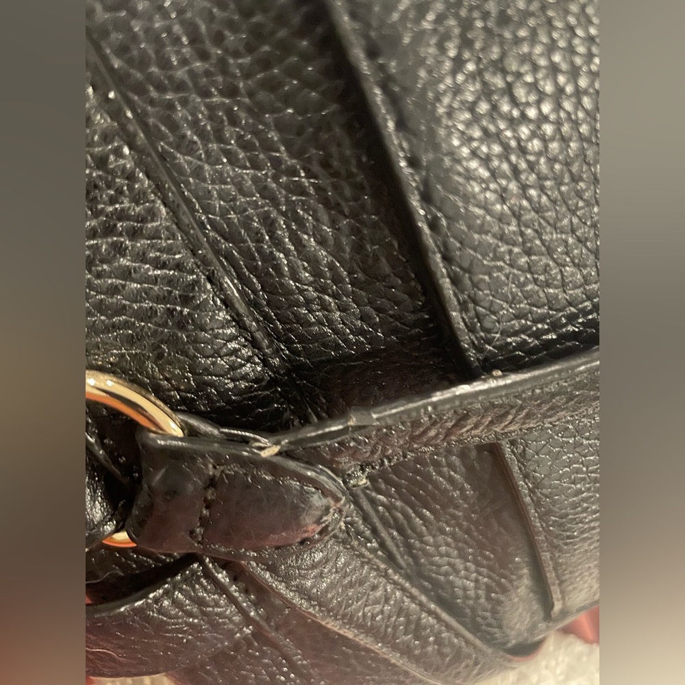 Michael Kors Black Pebbled Leather Backpack - Picture 7 of 14